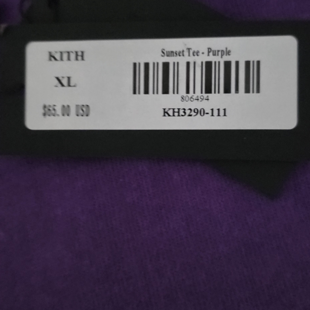 Kith Purple Sunset Tee - Short Sleeve